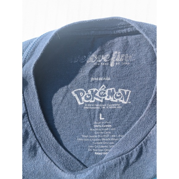 Pokemon Graphic‎ T-Shirts Pikachu Froakie Team Rocket Bundle Size Large - Picture 9 of 16